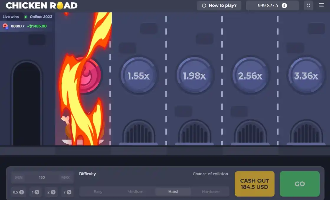Cómo depositar y retirar dinero en Chicken Road